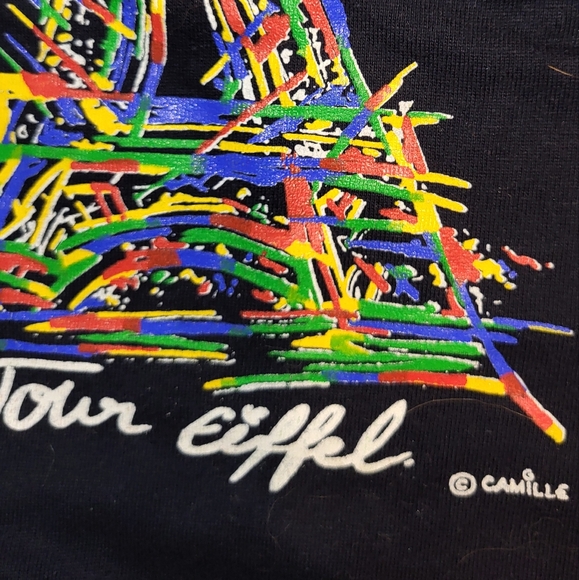 Paris Tour Eiffel T-shirt size 4 - Picture 3 of 3